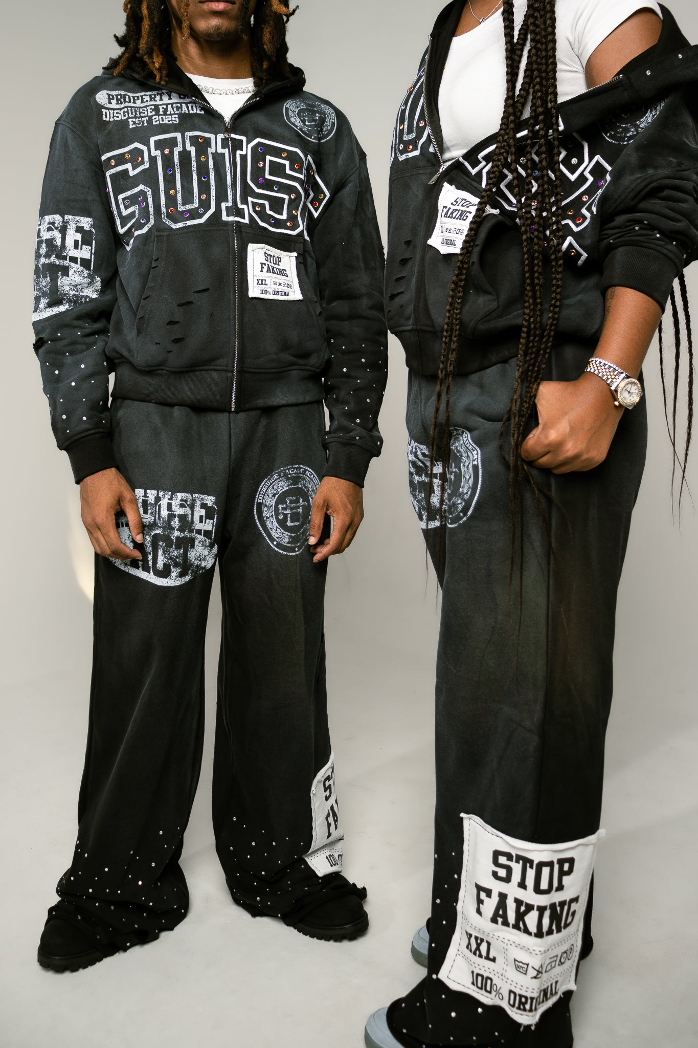 STOP FAKING TRACKSUIT SET